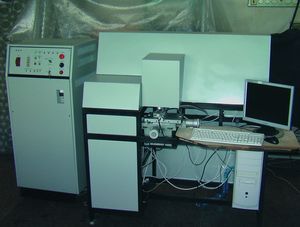 Set up  Laser material scan marking for diamond