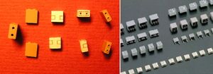 Ceramic multiresonator small-outline packages for microwave range filters