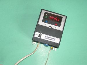 Microprocessor-based temperature-measuring device, accuracy class: 0.1